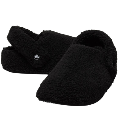 Crocs Hausschuhe Classic Cozzzy Slipper (Kunstfell, warm) schwarz - 1 Paar