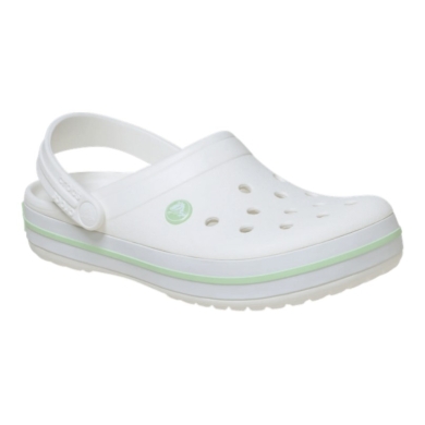 Crocs Sandale Crocband Clog weiss/grün - 1 Paar