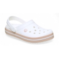 Crocs Sandale Crocband Clog weiss/carmel Damen