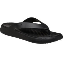 Crocs Zehensandale Getaway Flip (leichtes, nahtlos, flexibel) schwarz - 1 Paar