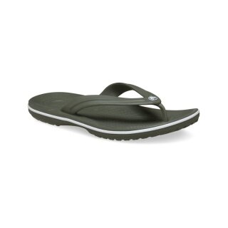 Crocs Zehensandalen Crocband Flip olivegrün - 1 Paar