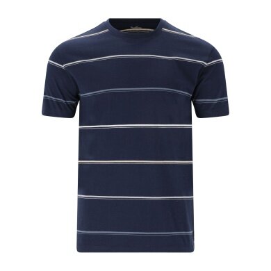Cruz Freizeit-Tshirt Austin Striped (Baumwolle) navyblau Herren