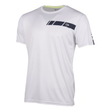 Dunlop Tennis-Tshirt Club Crew (100% Polyester) weiss Herren