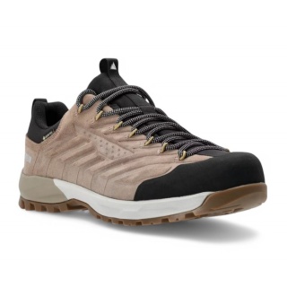 Dachstein Wanderschuhe SF-21 GTX (Veloursleder, wasserdicht) hellbraun/schwarz Herren