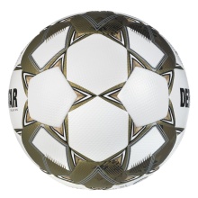Derbystar Fussball Brilliant APS v24 (Top-Wettspielball, FIFA Quality Pro) weiss/gold