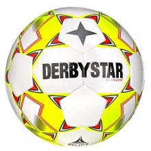 Derbystar Fussball Apus S-Light (ideal für Bambinis, F- und E-Jugend, 290g) weiss/gelb/rot - 1 Ball