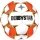 Derbystar Fussball Atmos S-Light AG (ideal für F- und E-Jugend, Kunstrasenball, 290g) weiss/orange - 1 Ball