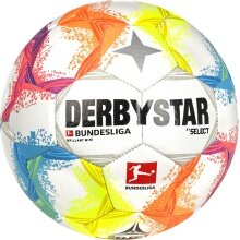 Derbystar Freizeitball - MINIball Bundesliga Brilliant v22 weiss/bunt - 1 Miniball (Umfang: 47cm)