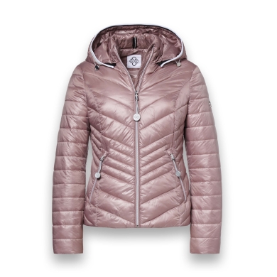 District Übergangsjacke Magnolia (mit Kapuze, wasserabweisend) rosa Damen