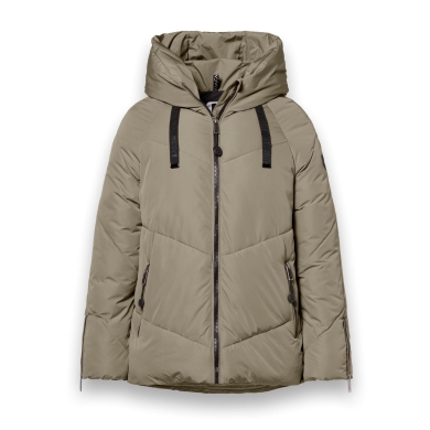 District Winter-Steppjacke Banff (mit Kapuze, winddicht, wasserabweisend) olivegrün Damen