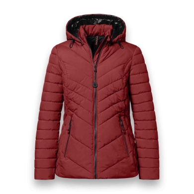 District Winter-Steppjacke Kaprun (mit Kapuze, wasserabweisend) rot Damen