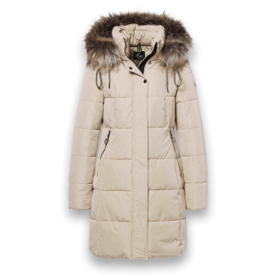 District Winter-Steppmantel Chatel (warm, wasserabweisend) cream Damen
