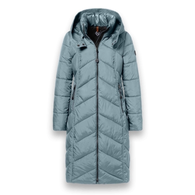 District Winter-Steppmantel Arosa (wasserabweisend) mineralblau Damen