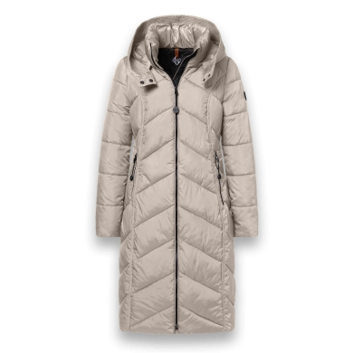 District Winter-Steppmantel Arosa (wasserabweisend) beige Damen