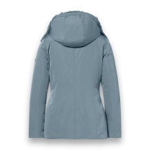 District Winterjacke Eclipse mit Kapuze (Mantel, winddicht, wasserabweisend) mineralblau Damen
