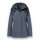 District Winterjacke Eclipse mit Kapuze (Mantel, winddicht, wasserabweisend) grau Damen
