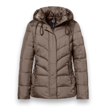 District Winterjacke Montana (mit Kapuze, gefüttert, wasserabweisend) braun Damen