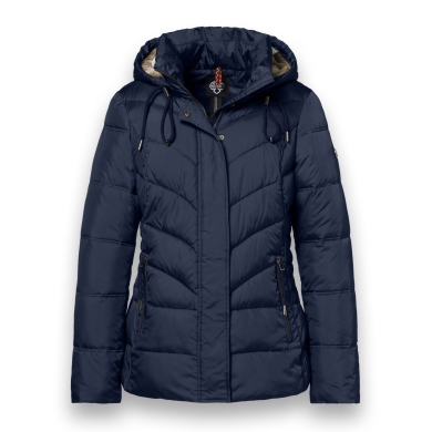 District Winterjacke Montana (mit Kapuze, gefüttert, wasserabweisend) navyblau Damen
