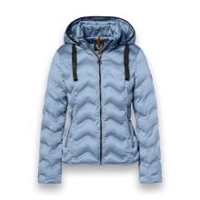 District Winterjacke Snowbird (mit Kapuze, wasserabweisend) hellblau Damen