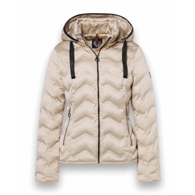District Winterjacke Snowbird (mit Kapuze, wasserabweisend) cream Damen