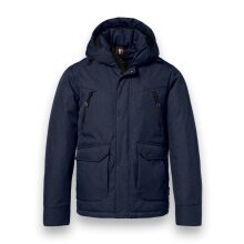 District Winterjacke Wasp mit Kapuze (winddicht, warm) navyblau Herren