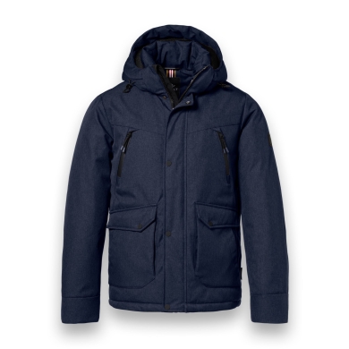 District Winterjacke Wasp mit Kapuze (winddicht, warm) navyblau Herren
