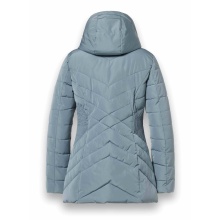 District Winterjacke Workout mit Kapuze (Mantel, wasserabweisend) mineralblau Damen