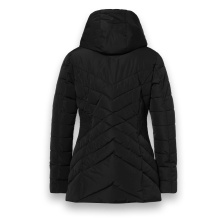 District Winterjacke Workout mit Kapuze (Mantel, wasserabweisend) schwarz Damen