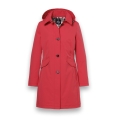 District Übergangsjacke (Parka) Lotus mit Kapuze rot Damen
