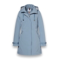 District Übergangsjacke Poppy (Parka, mit Kapuze, wasserabweisend) hellblau Damen