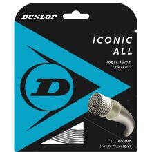 Dunlop Tennissaite Iconic All (Kontrolle) natur 12m Set