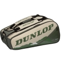 Dunlop Tennis-Racketbag CX Performance 24 Limited Edition (Schlägertache, 3 Hauptfächer) 2024 beige/grün 12er