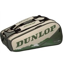 Dunlop Tennis-Racketbag CX Performance 24 Limited Edition (Schlägertache, 3 Hauptfächer) 2024 beige/grün 12er