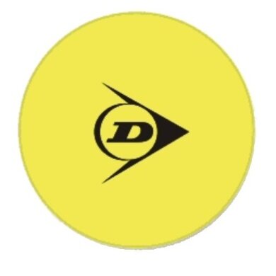 Dunlop Markierungskreise gelb - Set mit 12 Stück