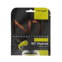Besaitung mit Tennissaite Dunlop Revolution NT hybrid gelb/schwarz