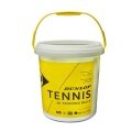 Dunlop Balleimer Plastik (für maximal 60 Tennisbälle) leer gelb