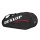 Dunlop Tennis-Racketbag Srixon CX Team (Schlägertasche, 3 Hauptfächer) schwarz/rot 12er