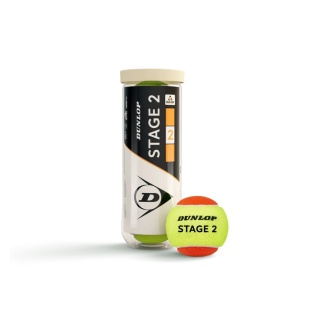Dunlop Methodikbälle Stage 2 gelb/orange Dose 3er