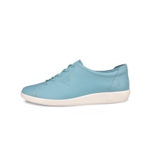 ECCO Sneaker Soft 2.0 Anniversary (ECCO Leder) hellblau Damen