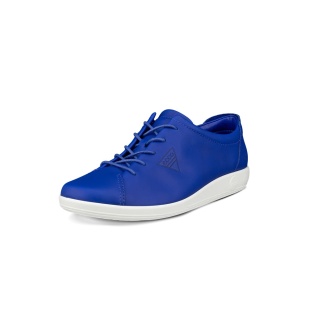 ECCO Sneaker Soft 2.0 Anniversary (ECCO Leder) blau Damen