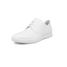 ECCO Sneaker Leisure Derby (ECCO-Leder) weiss Herren