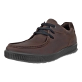 ECCO Alltag-Travelschuhe Byway Moc-Toe (Nubukeder) dunkelbraun Herren