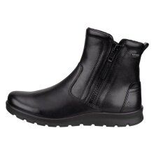 ECCO Stiefelette Barbett Boot Zip GTX (Premium-Leder, wasserdicht) schwarz Damen