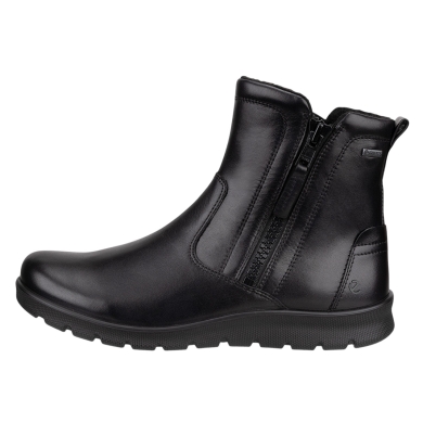 ECCO Stiefelette Barbett Boot Zip GTX (Premium-Leder, wasserdicht) schwarz Damen