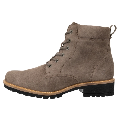 ECCO Stiefelette Elaina Lace Boot (Premium-Leder) braun Damen