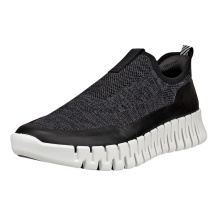 ECCO Sneaker Gruuv Easy-Slip (atmungsaktiv Textil) schwarz Damen
