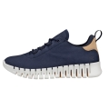 ECCO Sneaker Gruuv Lea (weiches Nappaleder) navyblau Damen