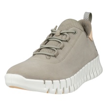 ECCO Sneaker Gruuv Lea (weiches Nappaleder) graubeige Damen