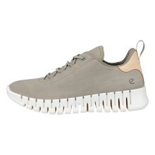 ECCO Sneaker Gruuv Lea (weiches Nappaleder) graubeige Damen