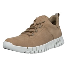 ECCO Sneaker Gruuv Lea (aus Nubukleder) hellbraun Herren